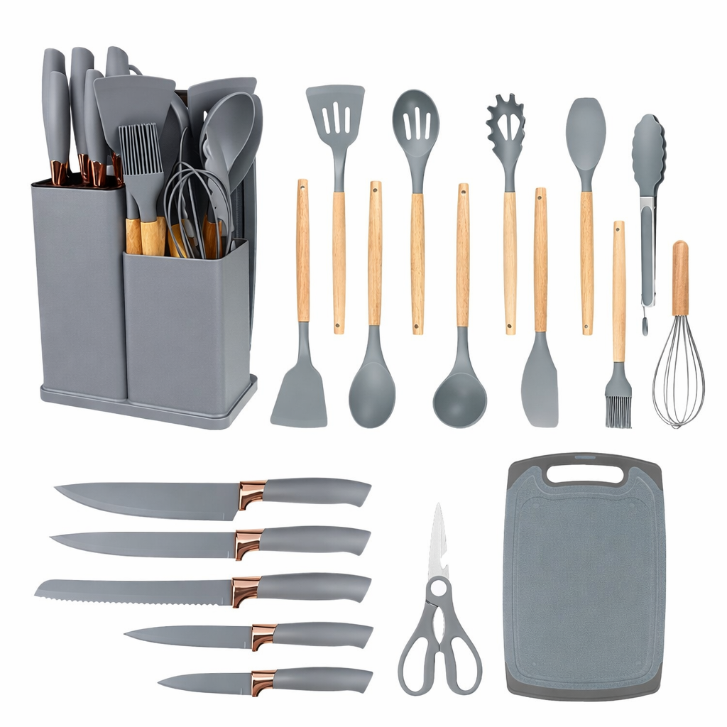 Kit Completo de Cozinha Luxo – 19 Peças