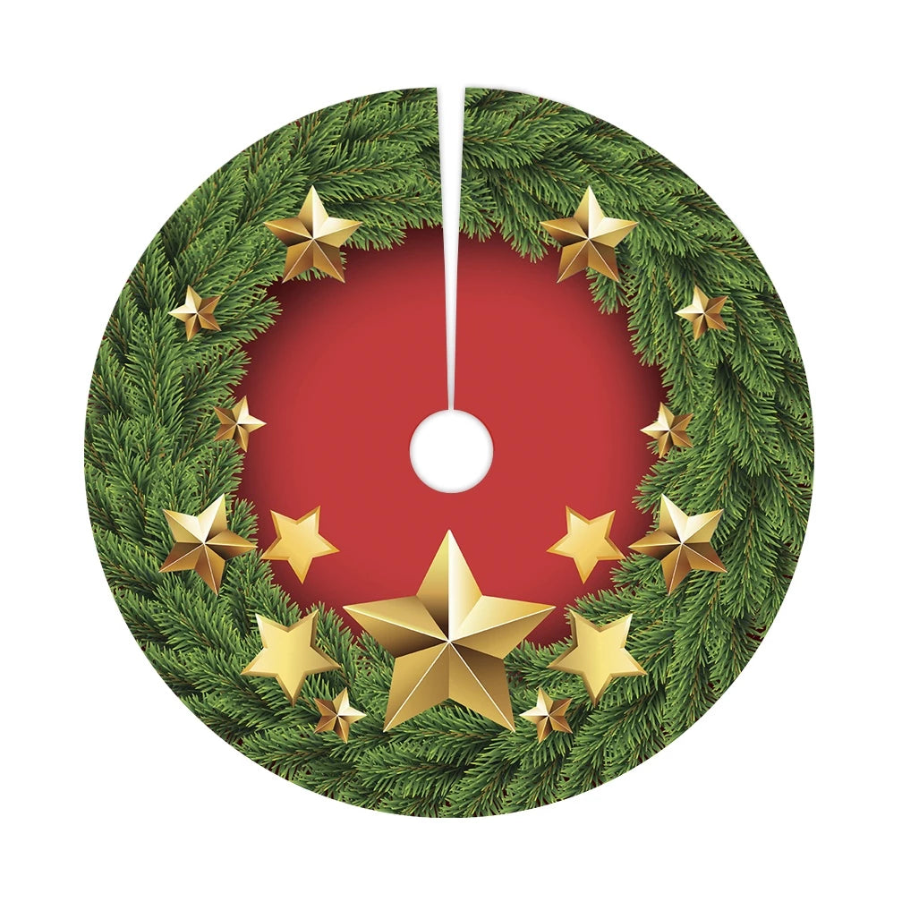 Saia Base Tapete Para Árvore De Natal Enfeite Decoração 70cm