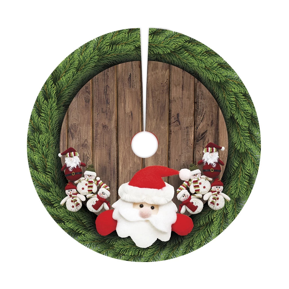 Saia Base Tapete Para Árvore De Natal Enfeite Decoração 70cm