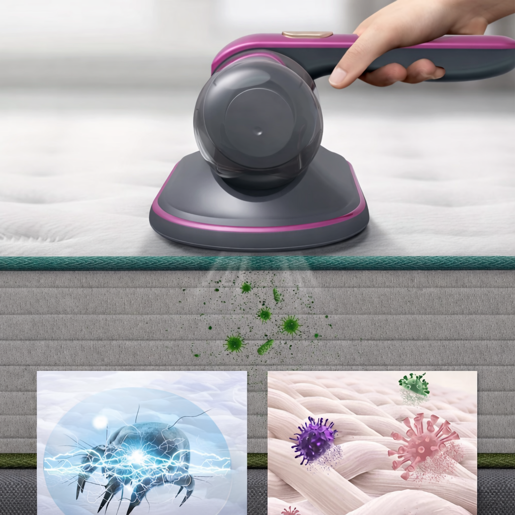 Aspirador Antiácaro Pro™ - Elimine ácaros e poeiras invisíveis e respire melhor todos os dias