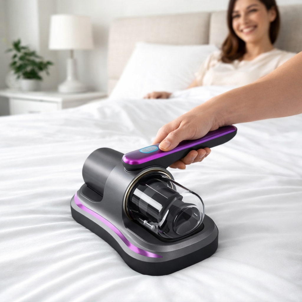 Aspirador Antiácaro Pro™ - Elimine ácaros e poeiras invisíveis e respire melhor todos os dias