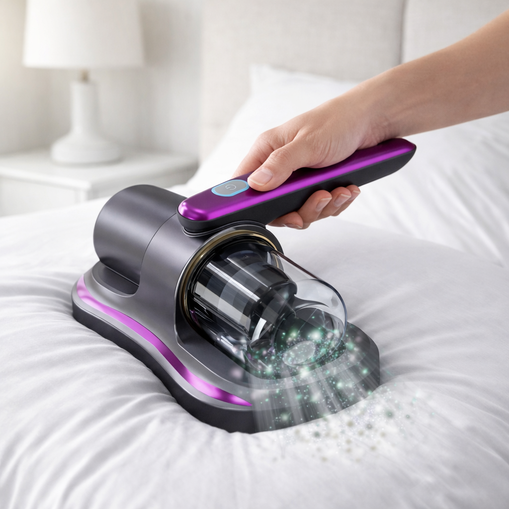 Aspirador Antiácaro Pro™ - Elimine ácaros e poeiras invisíveis e respire melhor todos os dias
