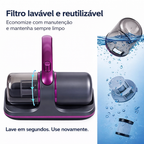Aspirador Antiácaro Pro™ - Elimine ácaros e poeiras invisíveis e respire melhor todos os dias
