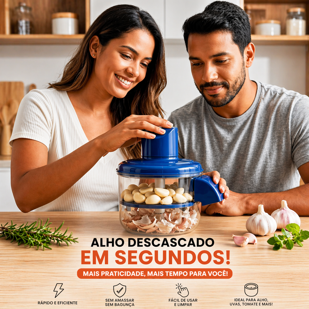 DescascaFácil Elétrico™ | Descasque em segundos sem esforço