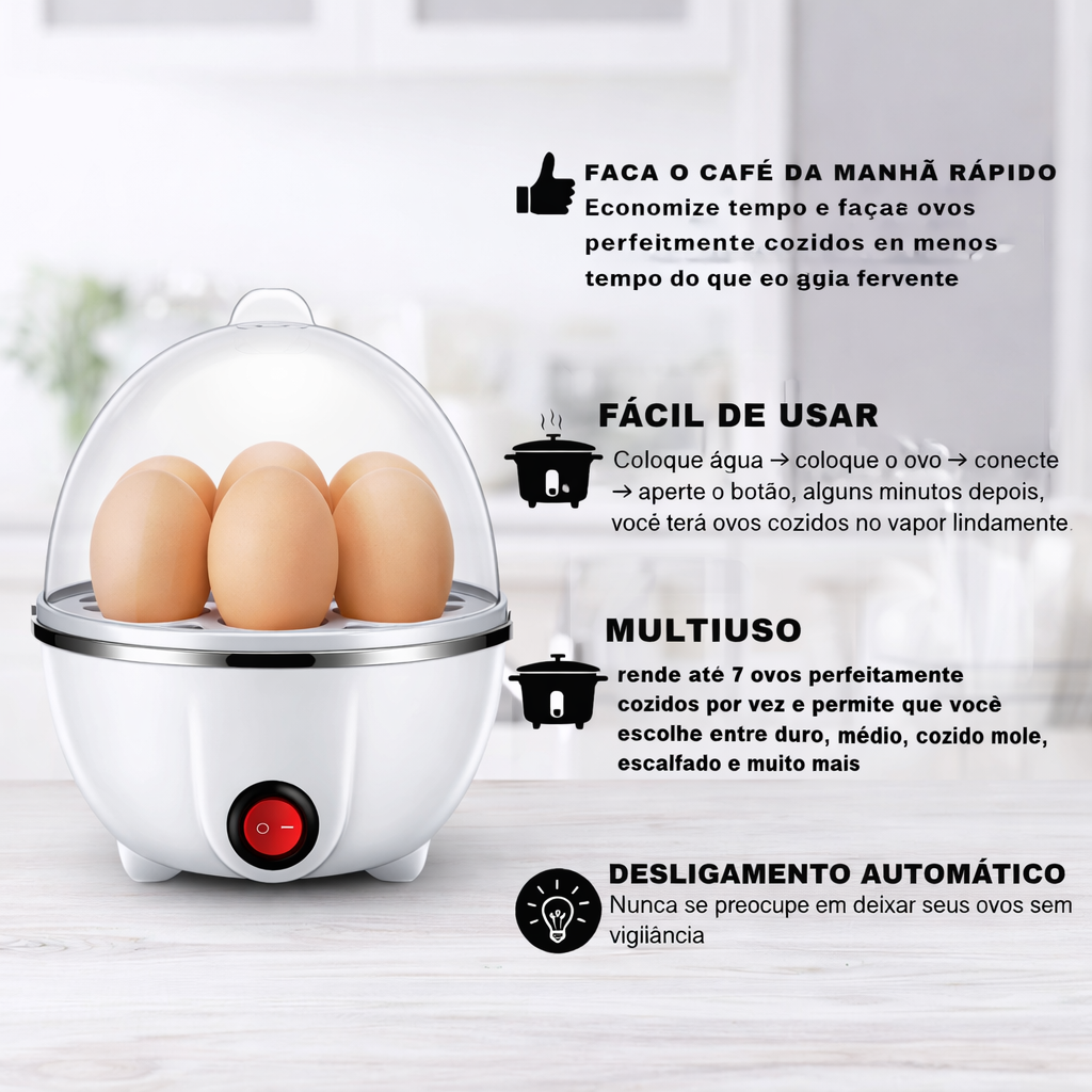 EggFast™ – Ovos Prontos em 5 Minutos Sem Esforço