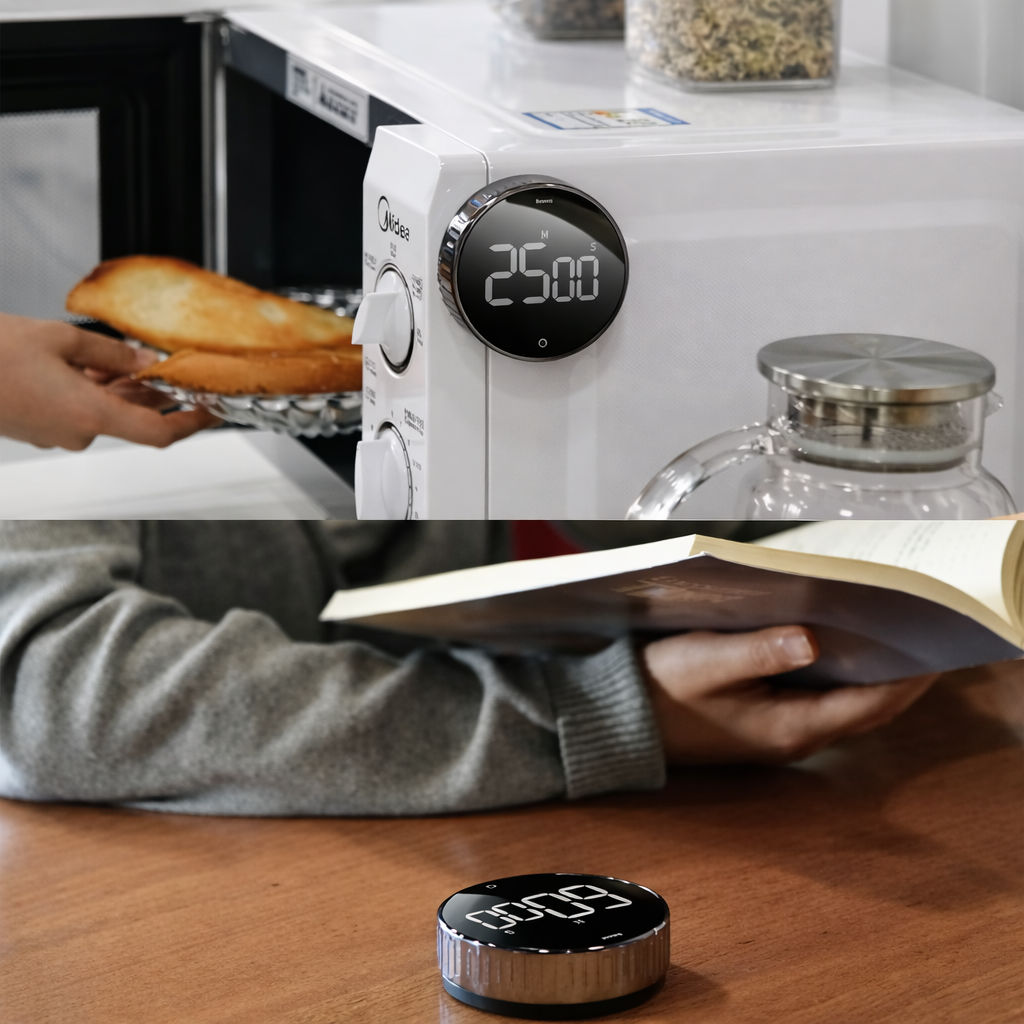 Timer Digital Inteligente - para Cozinha e Produtividade: tenha controle total do seu tempo!