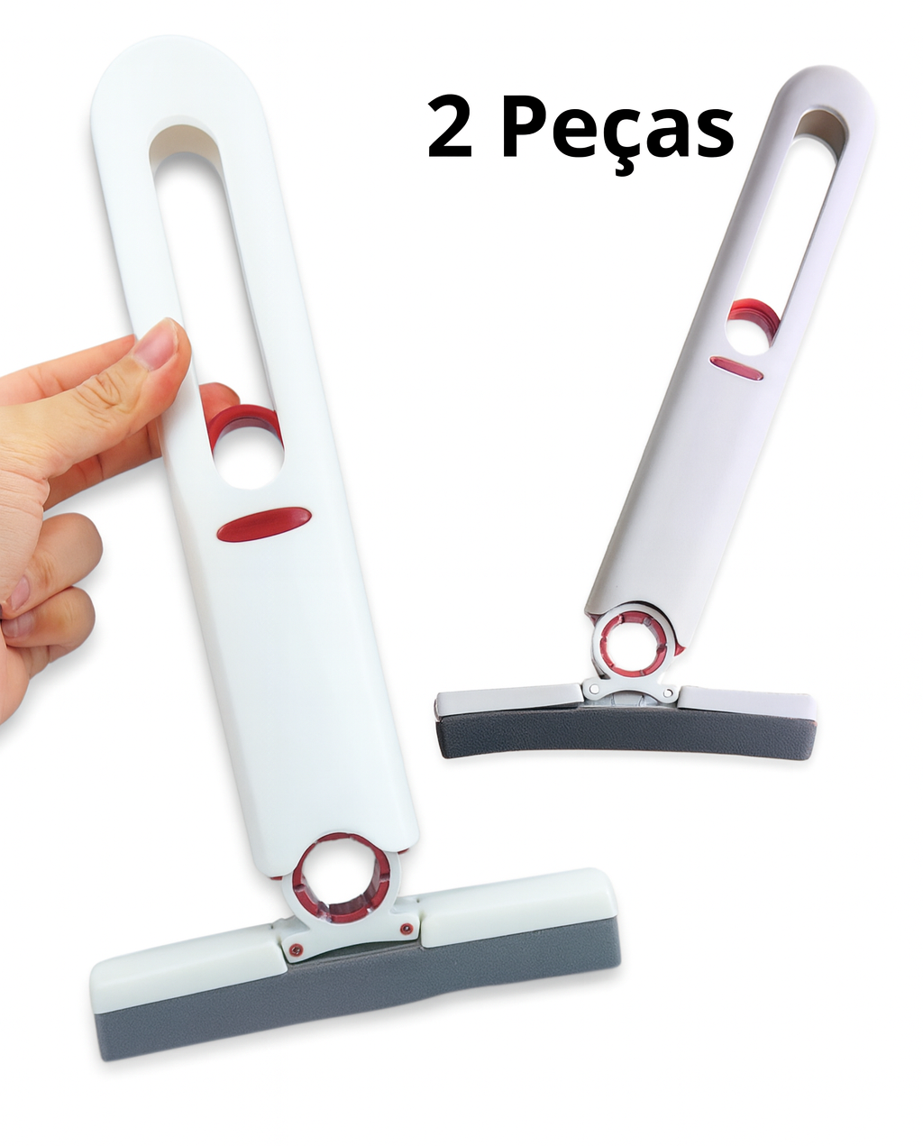 Kit 2 Rodinho De Pia Cozinha Rodo Mini Mop Magico Limpa E Seca -retrátil