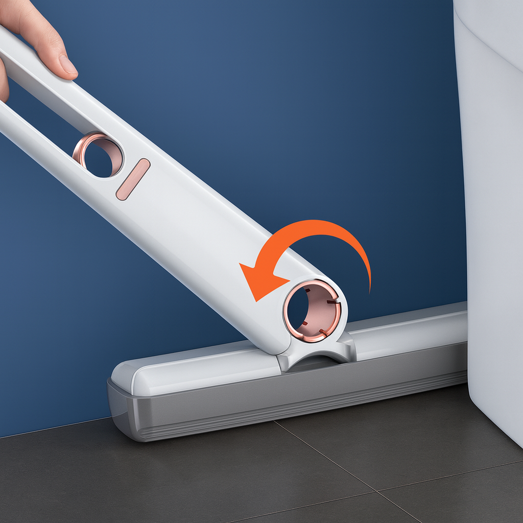 Kit 2 Rodinho De Pia Cozinha Rodo Mini Mop Magico Limpa E Seca -retrátil