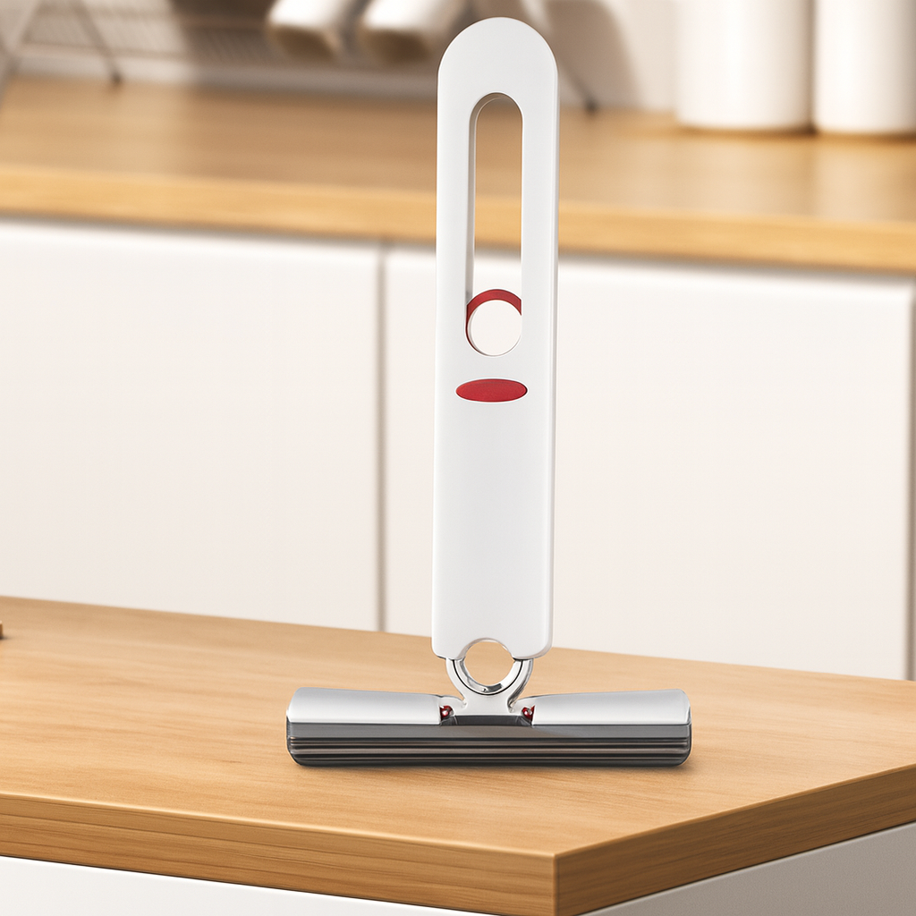 Kit 2 Rodinho De Pia Cozinha Rodo Mini Mop Magico Limpa E Seca -retrátil