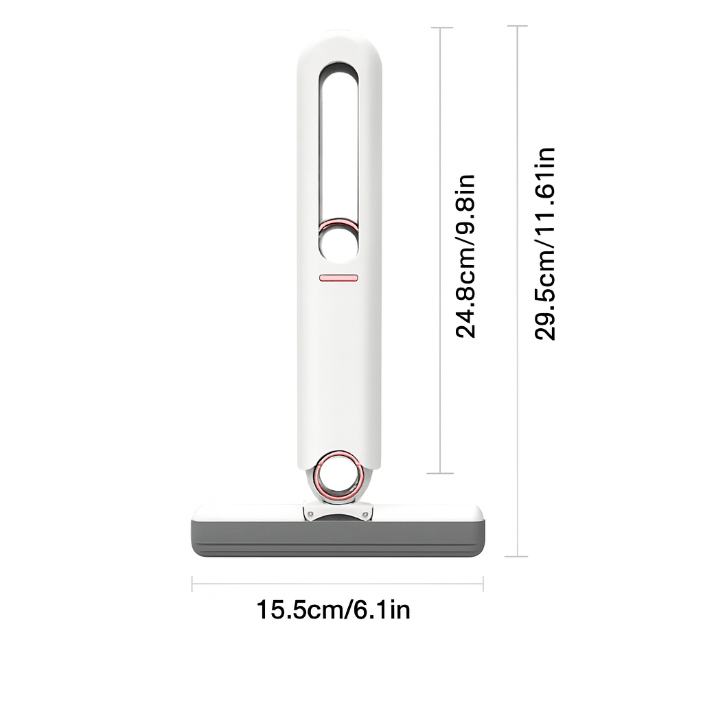 Kit 2 Rodinho De Pia Cozinha Rodo Mini Mop Magico Limpa E Seca -retrátil