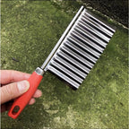 Cortador Ondulado De Batata legumes De Aço Inoxidável/Faca Corte Batata Ondulada Legumes Cozinha Aço Inox Chips CLINK