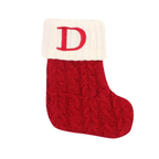 Enfeite de Natal Letras Vermelhas De Floco De Neve Meias De Natal Pingentes De árvore De Natal,