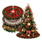 Saia Base Tapete Para Árvore De Natal Enfeite Decoração 70cm