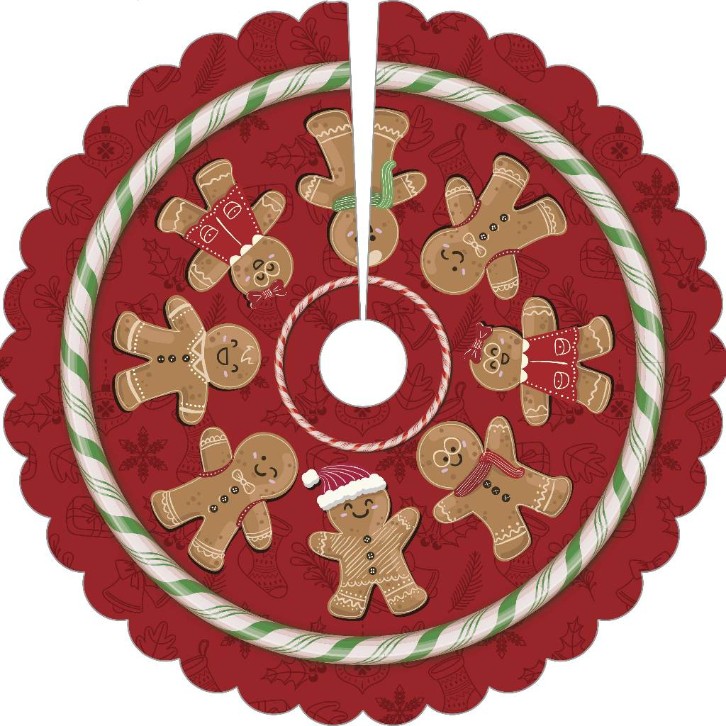 Saia Base Tapete Para Árvore De Natal Enfeite Decoração 70cm