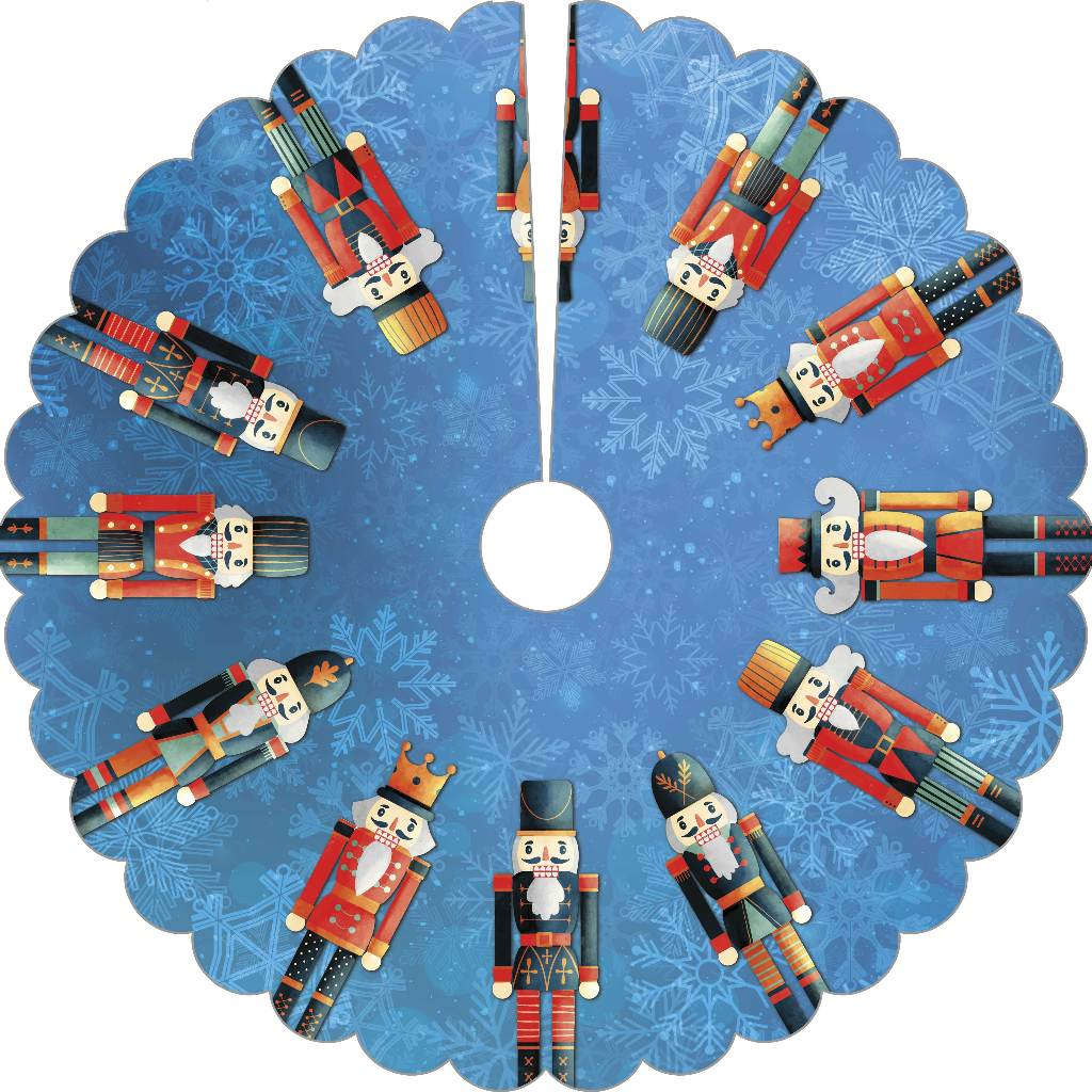 Saia Base Tapete Para Árvore De Natal Enfeite Decoração 70cm