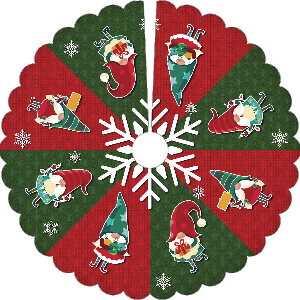 Saia Base Tapete Para Árvore De Natal Enfeite Decoração 70cm