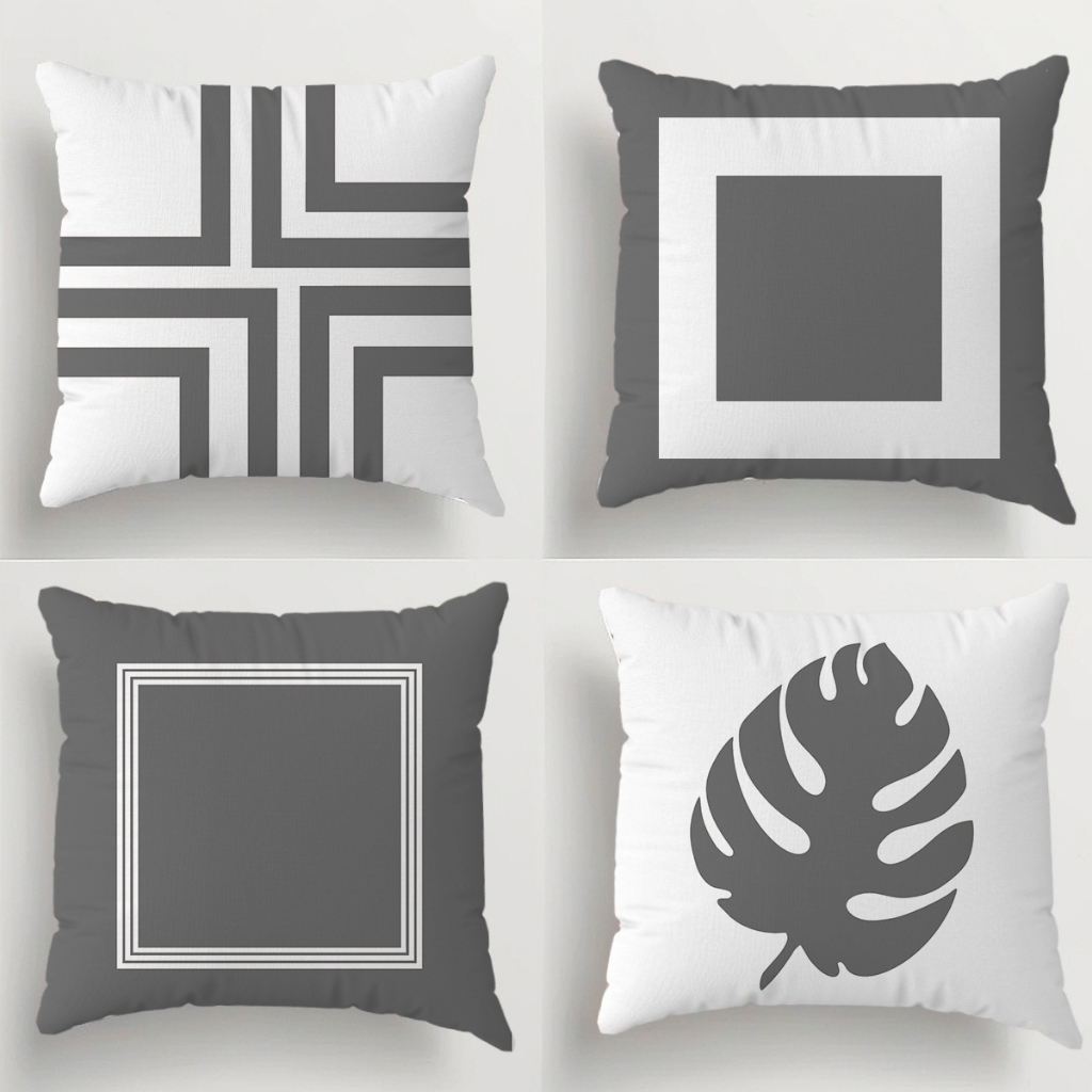 Kit Com 04 Capas Para Almofadas Decorativas