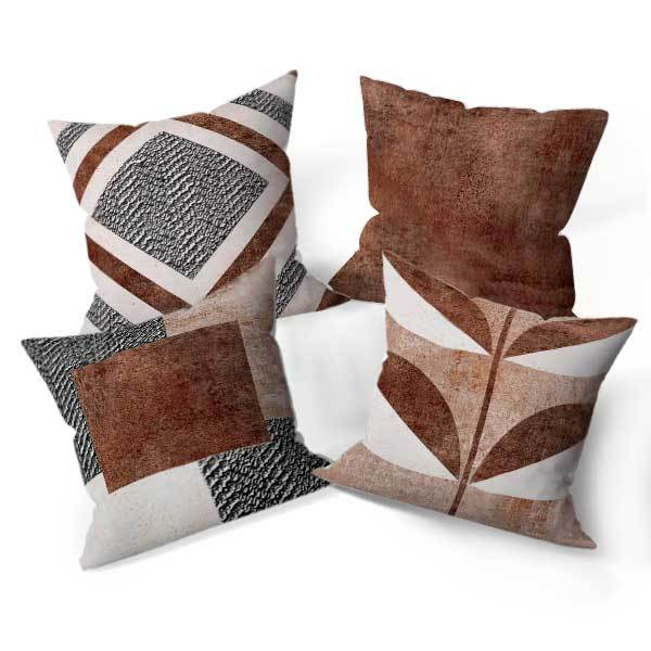 Kit Com 04 Capas Para Almofadas Decorativas