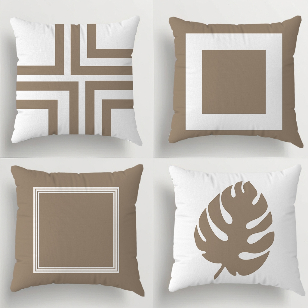 Kit Com 04 Capas Para Almofadas Decorativas