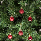 Kit Bolinhas de Árvore de Natal 3cm /4cm/5cm/6cm/7cm/8cm Mista Lisa Fosca Glitter Decoração Natalina