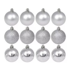 Kit Bolinhas de Árvore de Natal 3cm /4cm/5cm/6cm/7cm/8cm Mista Lisa Fosca Glitter Decoração Natalina