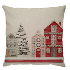 Capa de Almofada  Linho Estampado 43x43cm