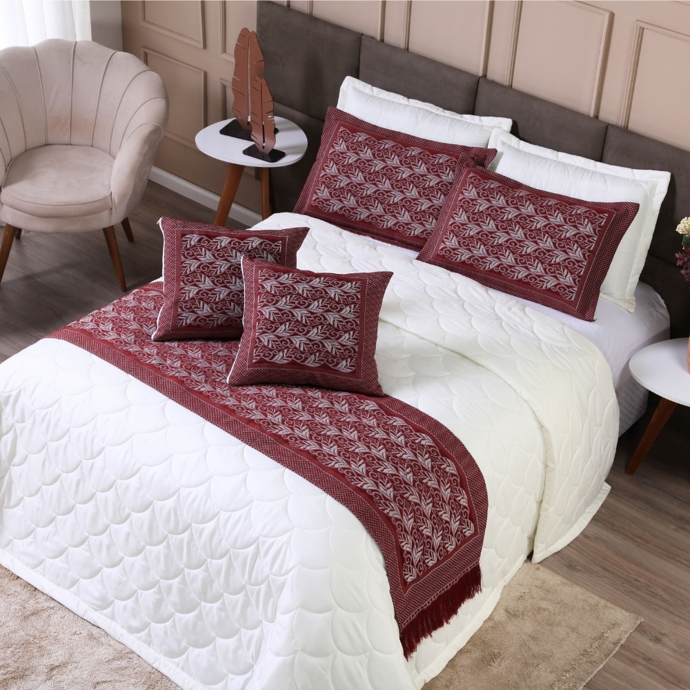 Kit Cobre Leito Casal Queen 6 Peças