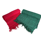 Kit 2 Mantas para Sofá 210x120 Natal Manta Natalina de Sofá Decoração Grande 100% Algodão Protetor Poltrona