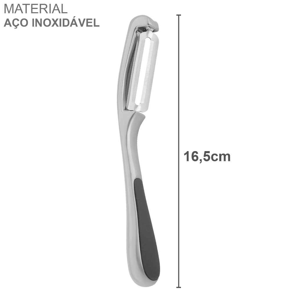 Descascador Batata Legumes Frutas Queijo Aço Inox Premium Luxo Descascador Profissional