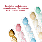 Jogo De 6 Ovinhos De Páscoa Para Árvore 