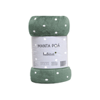 Cobertor de Microfibra Manta Queen Antialérgico Estampado Poá Quentinho