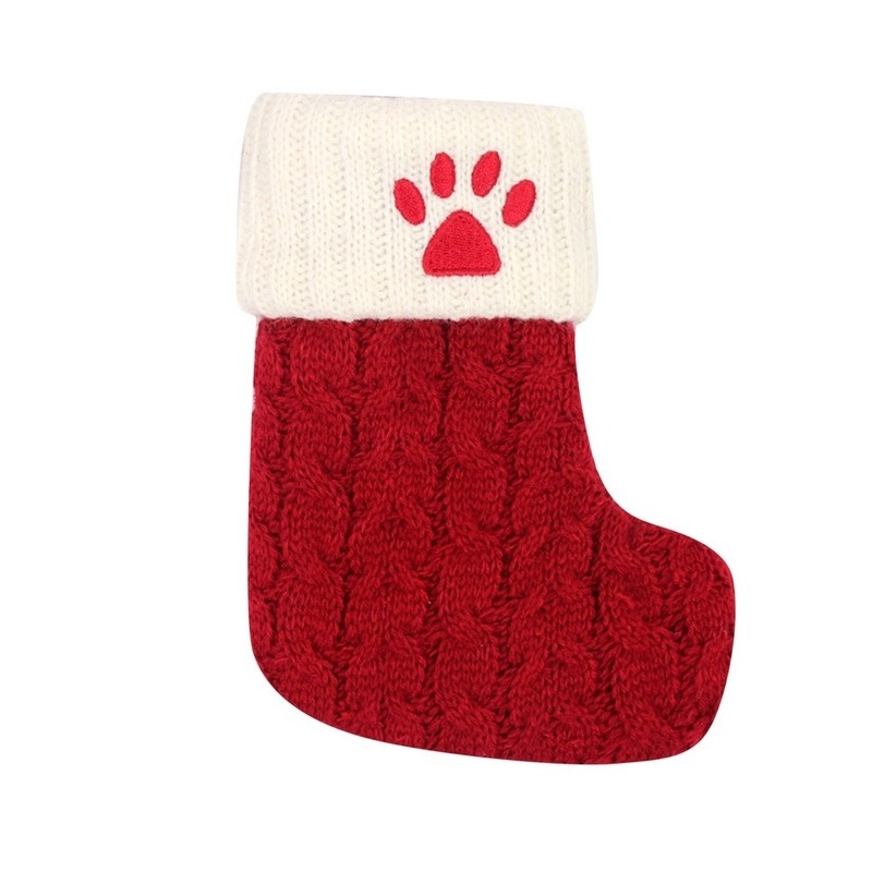 Enfeite de Natal Letras Vermelhas De Floco De Neve Meias De Natal Pingentes De árvore De Natal,