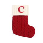 Enfeite de Natal Letras Vermelhas De Floco De Neve Meias De Natal Pingentes De árvore De Natal,