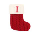 Enfeite de Natal Letras Vermelhas De Floco De Neve Meias De Natal Pingentes De árvore De Natal,