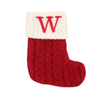 Enfeite de Natal Letras Vermelhas De Floco De Neve Meias De Natal Pingentes De árvore De Natal,