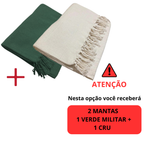 Kit 2 Mantas Natal Para Sofá 3,00 x 1,80M King Algodão Protetor Decoração Natal