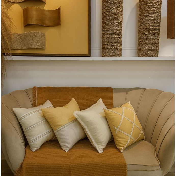 Kit 4 Capas De Almofada Estilo Boho Chic Rustico Decorativas