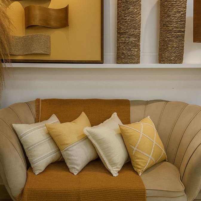 Kit 4 Capas De Almofada Estilo Boho Chic Rustico Decorativas