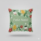 Capa de Almofada Decorativa 45x45cm Natal - Coleção Natal