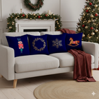 kit 4 capas de almofadas para o natal