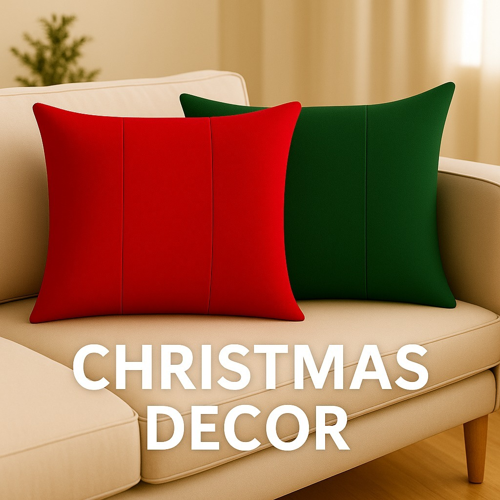 Kit de 2, 4 ou 6 Capas para Almofadas Decorativas para salas e quartos, Exclusiva de Natal envio imediato