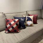 kit 4 capas de almofadas para o natal