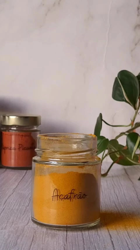 Kit 10 Porta Temperos Condimentos c/ 32 Adesivos de Temperos Potes de Vidro Organizador