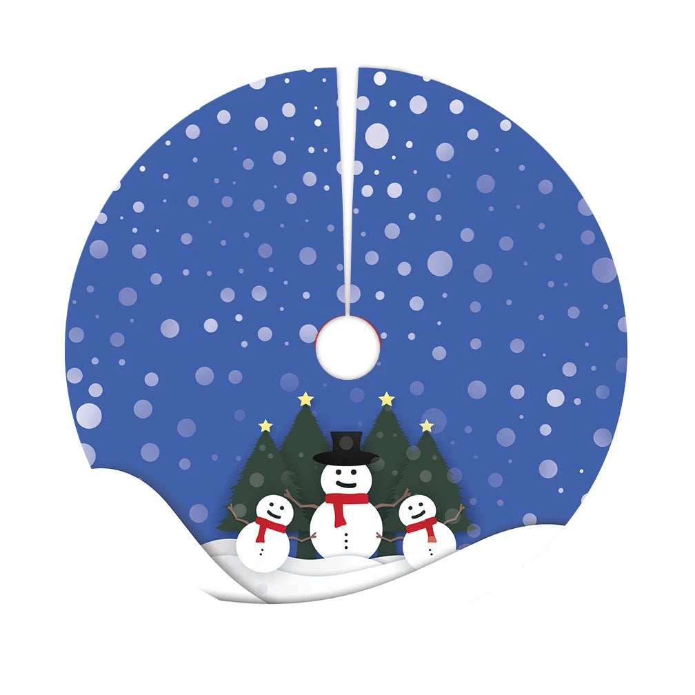 Saia Base Tapete Para Árvore De Natal Enfeite Decoração 70cm