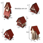 Vila de Natal com Igreja Decoração Natalina de Luxo Oferta