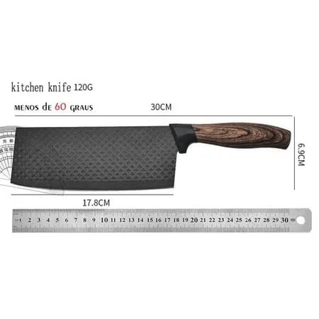 Conjunto De Facas Inox 6 Peças Antiaderente Com Cabo Reforçado Descascador E Tesoura Lucky Bazar