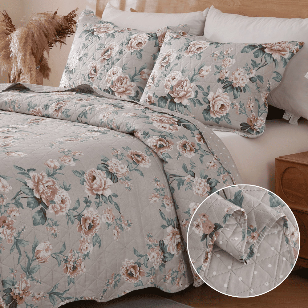 Kit Colcha Cobre Leito 300 Fios - King Queen Casal Solteiro