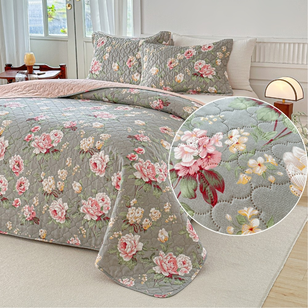 Kit Colcha Cobre Leito 300 Fios - King Queen Casal Solteiro