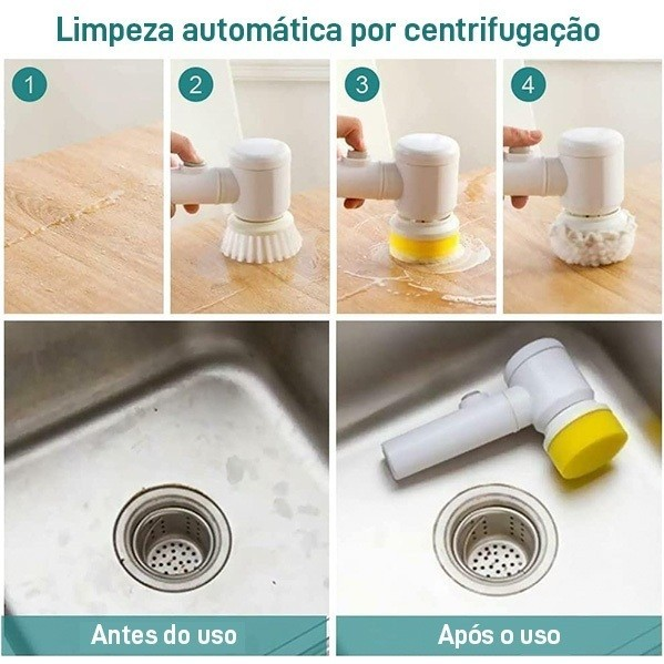 Escova Elétrica de Limpeza Sem 
