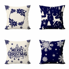 kit 4 capas de almofadas para o natal
